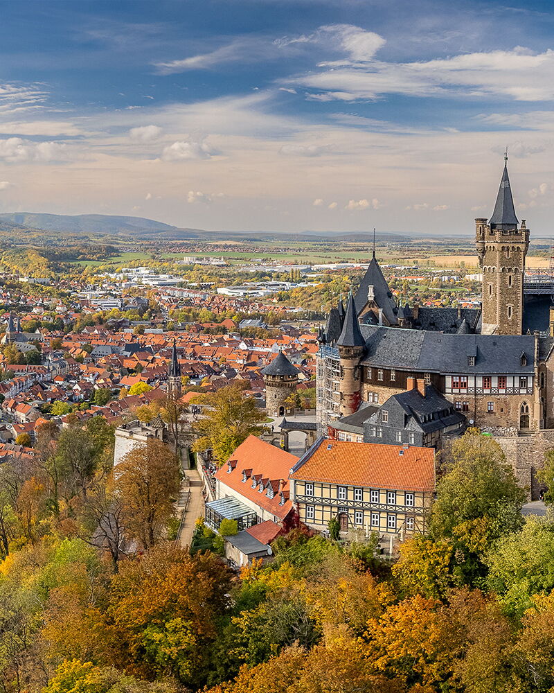 Wernigeröder Schloss Luftbild